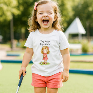 Camiseta De Bebé Futuro bebé golfista niña o 