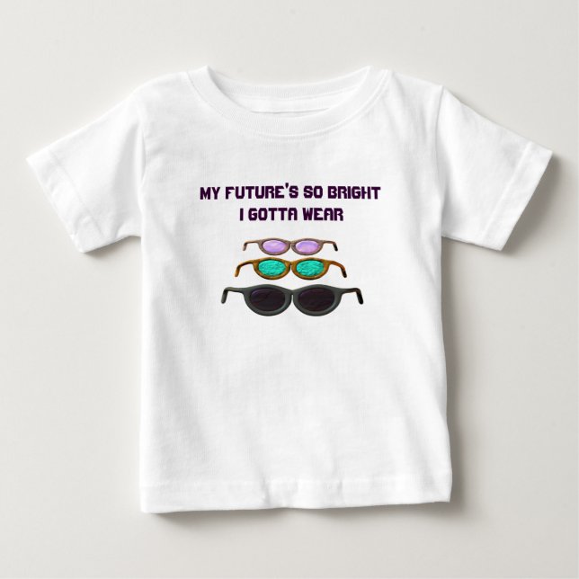 Camiseta De Bebé Futuro brillante (Anverso)