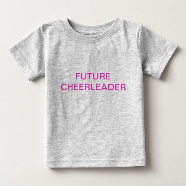 CAMISETA DE BEBÉ FUTURO CHEERLEADER (Anverso)