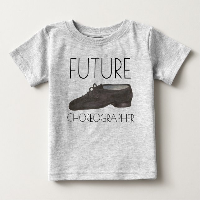 Camiseta De Bebé FUTURO COREOGRADOR Jazz Dance Shoe Dancer (Anverso)