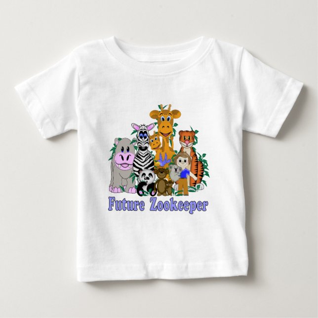 Camiseta De Bebé Futuro cuidador de zoológico (Anverso)