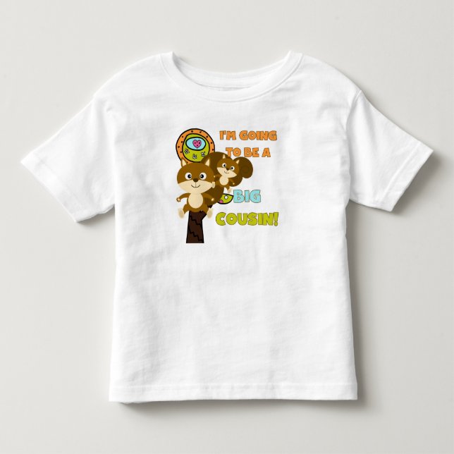 Camiseta De Bebé Futuro de ardillas Gran Primo (Anverso)