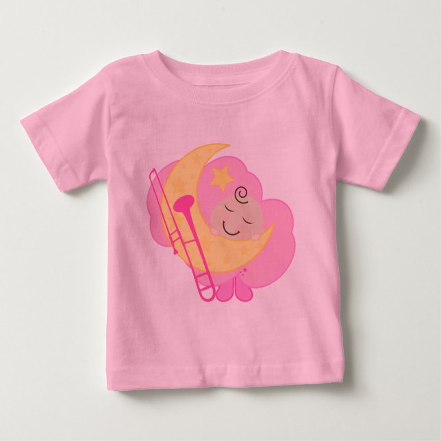 Camiseta De Bebé Futuro del jugador de Trombone (Anverso)