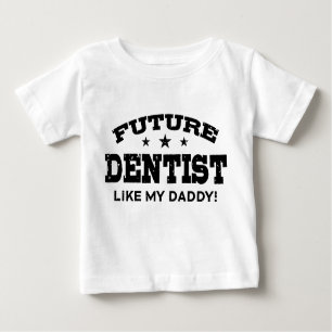 Camiseta De Bebé Futuro Dentista Como Mi Papi