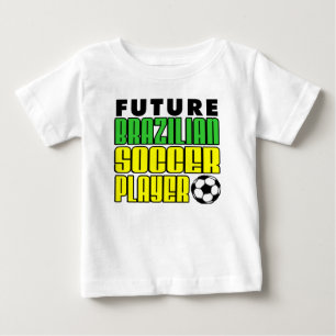 Camiseta De Bebé Futuro futbolista brasileño