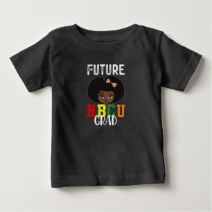 Camiseta De Bebé Futuro graduada de HBCU Graduación de universidad 