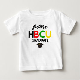 Camiseta De Bebé Futuro graduado universitario de HBCU