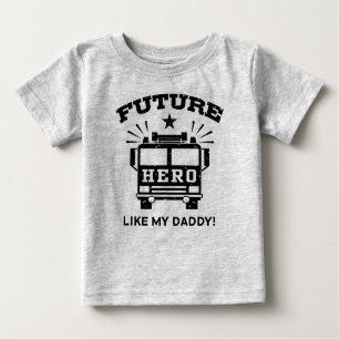 Camiseta De Bebé Futuro héroe como mi papá