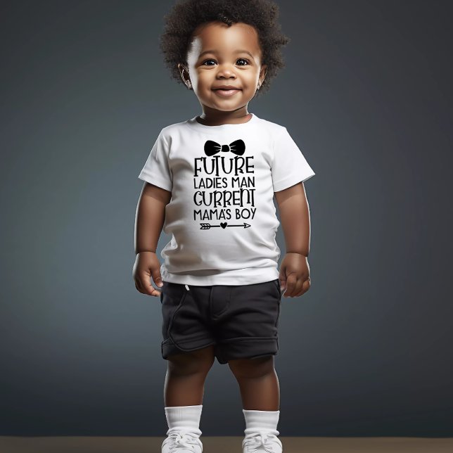 Camiseta De Bebé Futuro hombre, el diseño actual del niño de mamá (Subido por el creador)