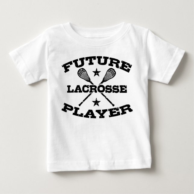 Camiseta De Bebé Futuro jugador de Lacrosse (Anverso)