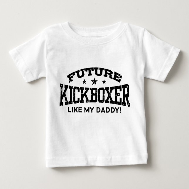 Camiseta De Bebé Futuro Kickboxer (Anverso)