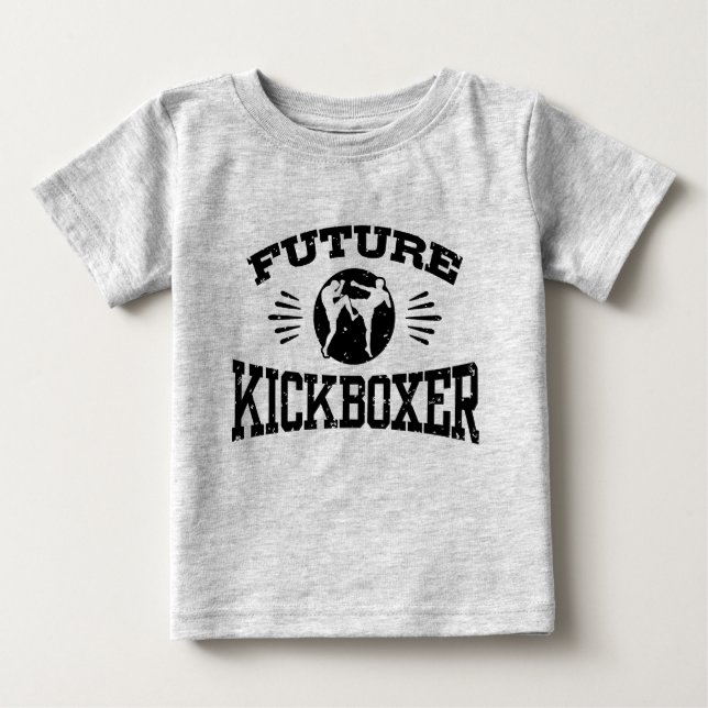 Camiseta De Bebé Futuro Kickboxer (Anverso)