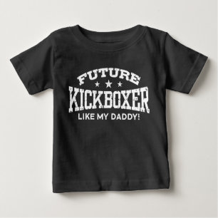 Camiseta De Bebé Futuro Kickboxer como mi papá