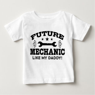Camiseta De Bebé Futuro Mecánico Como Mi Papi