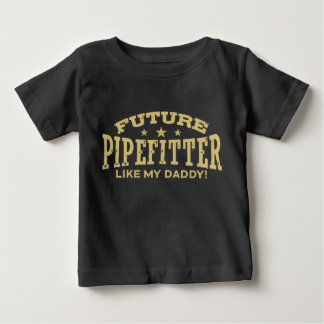 Camiseta De Bebé Futuro Pipefitter como mi papá
