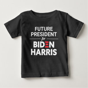 Camiseta De Bebé Futuro presidente de Biden Harris Personalizado Te