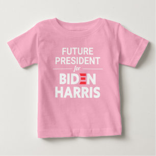 Camiseta De Bebé Futuro presidente de Biden Harris Personalizado Te