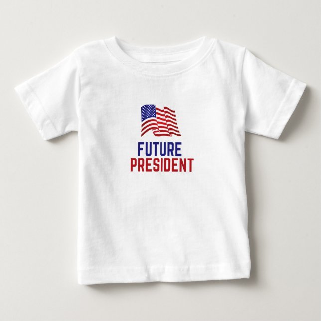 Camiseta De Bebé FUTURO PRESIDENTE T-Shirt (Anverso)