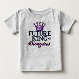 Camiseta De Bebé Futuro Rey del Dionio Bebé Romper Mardi Gras