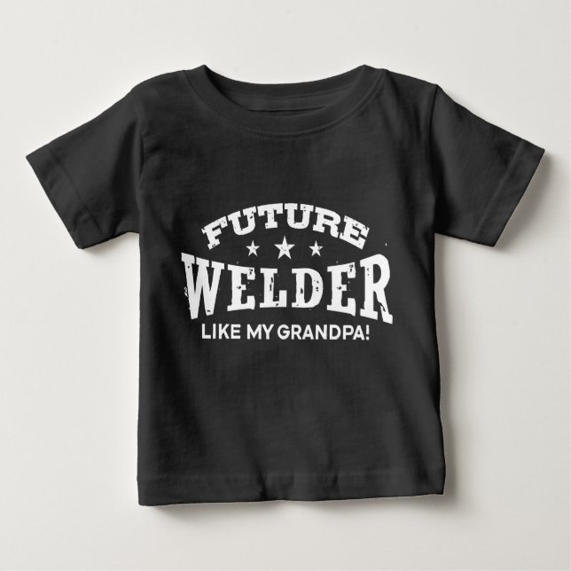 Camiseta De Bebé Futuro Soldado Como Mi Abuelo (Anverso)