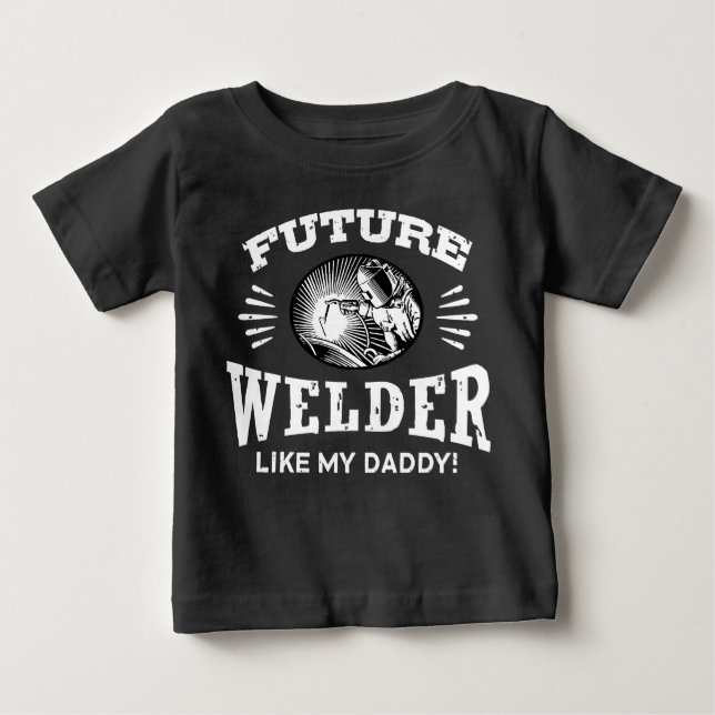 Camiseta De Bebé Futuro Soldado Como Mi Papi (Anverso)