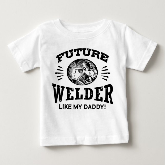 Camiseta De Bebé Futuro Soldado Como Mi Papi (Anverso)