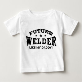 Camiseta De Bebé Futuro Soldado Como Mi Papi