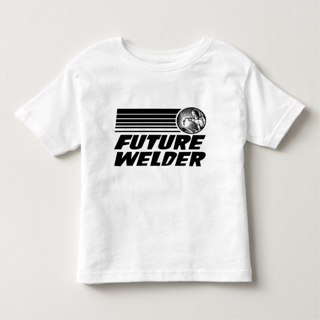 Camiseta De Bebé Futuro soldador (Anverso)