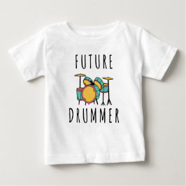 Camiseta De Bebé futuro tambor