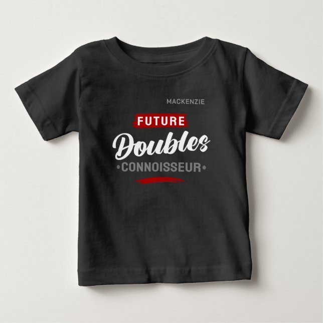 Camiseta De Bebé Futuros Dobles CONNOISSEUR Oscuro (Anverso)