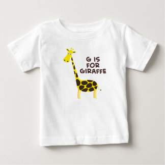 Camiseta De Bebé G es para Giraffe