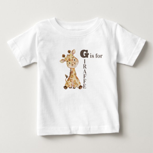 Camiseta De Bebé G Es Para GIRAFFE - Giraffe Whimsical (Anverso)