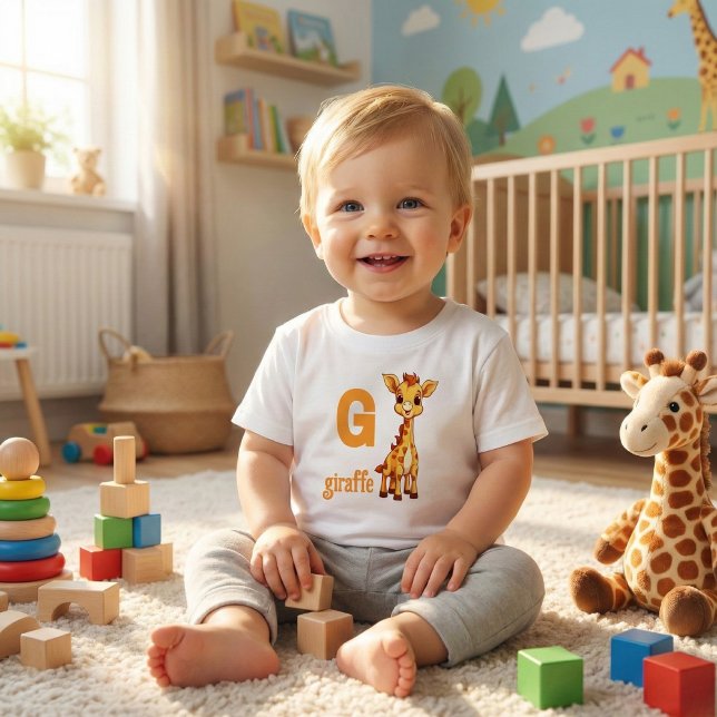 Camiseta De Bebé G es para Giraffe Toddler Tee (Subido por el creador)