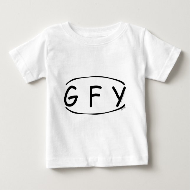 CAMISETA DE BEBÉ G F Y (Anverso)