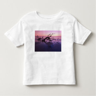 Camiseta De Bebé GA Jekyll Island, Tree graveyard en la playa en