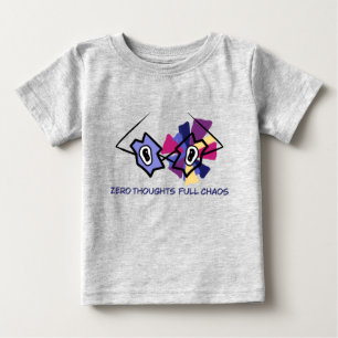 Camiseta De Bebé Gafas abstractas divertidas de cero pensamientos y
