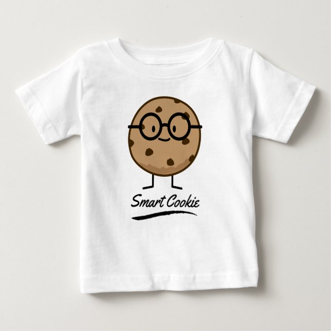 Camiseta De Bebé Gafas de cocina de chocolate con chocolate intelig