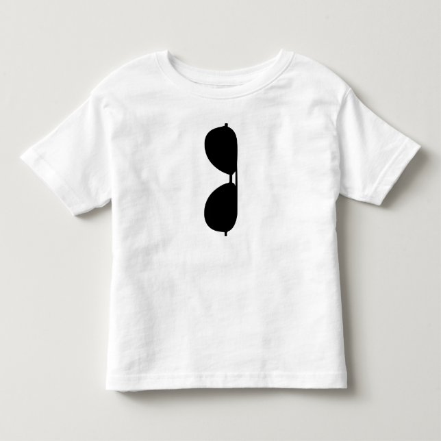 Camiseta De Bebé Gafas de luz negra gafas de aviador gráfico niño b (Anverso)