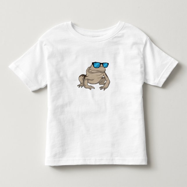 Camiseta De Bebé Gafas de sol de rana (Anverso)