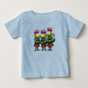 Camiseta De Bebé Gaiteros para la Cena de Burns Cardos Escoceses