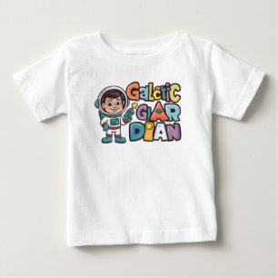 Camiseta De Bebé ✅ 👕 Galactic Guardian T-Shirt Design 👕 ✅