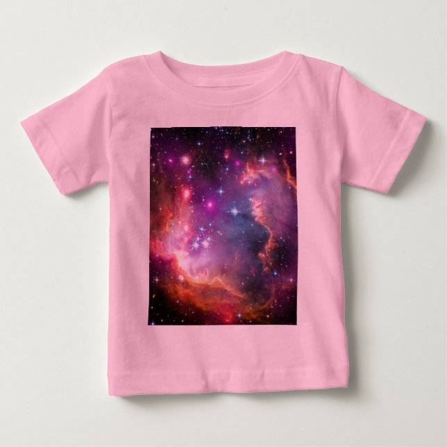 Camiseta De Bebé Galaxia Angélica Caída (Anverso)