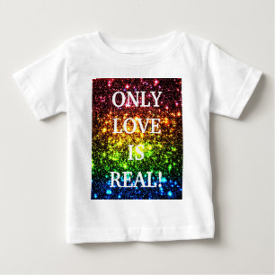 Camiseta De Bebé Galaxia arco iris
