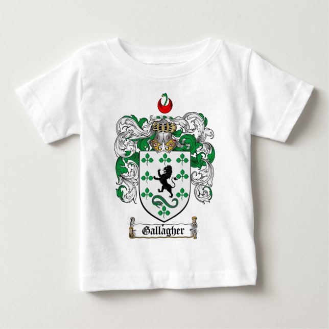 CAMISETA DE BEBÉ GALLAGHER FAMILY CREST -  GALLAGHER COAT OF ARMS (Anverso)
