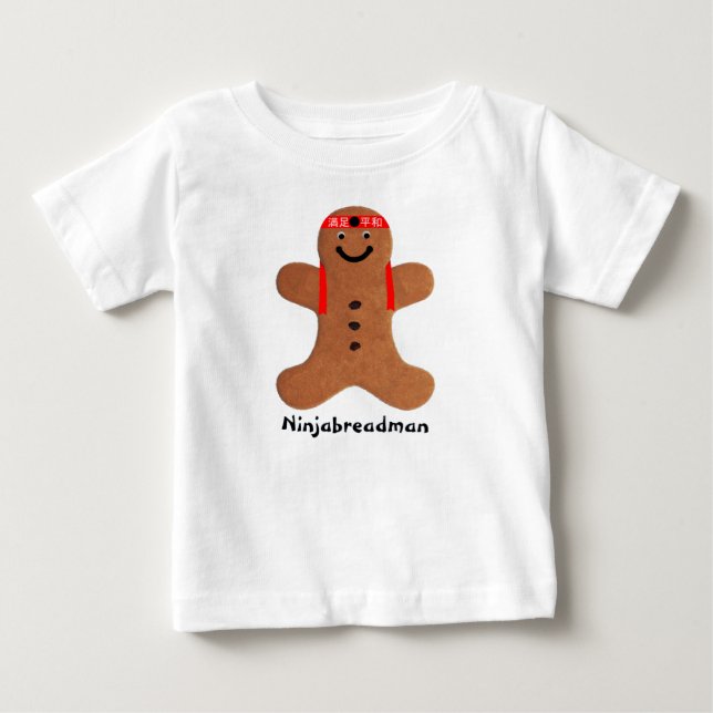 Camiseta De Bebé Galleta de ninjabreadman (Anverso)