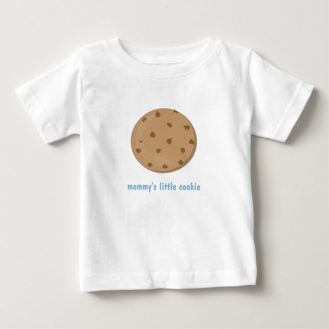 Camiseta De Bebé Galleta Personalizada de Chips de Chocolate (Anverso)