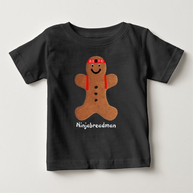 Camiseta De Bebé Galletas de ninjabreadman (Anverso)