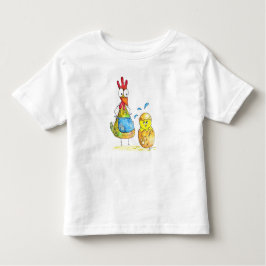 Camiseta De Bebé Gallina dulce y caprichosa de mamá con bebé