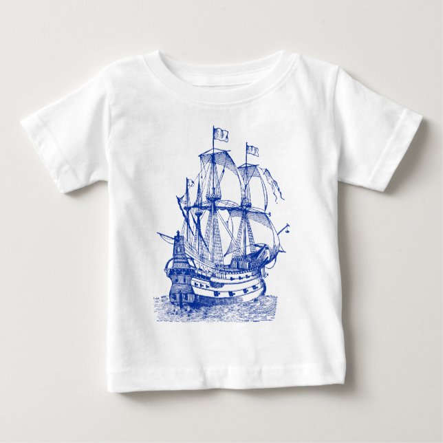 Camiseta De Bebé Gallión - Armada (Anverso)