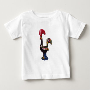 Camiseta De Bebé Gallo afortunado portugués